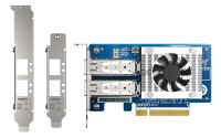 QNAP QXG-25G2SF-CX6 Dual-port 25GbE Network Expansion Card, NVIDIA Mellan ox ConnectX-6 LX SmartNIC Controller, PCIe Gen4, Port Trunking, SR-IOV, RoCe