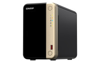 QNAP TS-264-8G 2 Bay desktop NAS 8 GB DDR4 onboard not expandable 2 x 3.5'/2.5' SATA 6Gb/s drive bays 2 x M.2 2280 PCIe Gen 3 x1 slots 2 x 2.5GbE