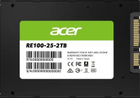 ACER RE100-2TB 2.5? SATA lll SSD Writing Speed 503 MB/s Reading Speed 558 MB/s BL.9BWWA.110 -5 Year Warranty