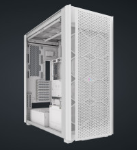 Corsair iCUE LINK 9000D RGB AIRFLOW Super Full-Tower PC Case - White, 698×307×698mm, GPU 580mm, 6x 2.5', 5x 3.5', rad 480mm, 2x USB-C 180mm CPU Cooler