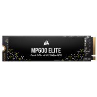 Corsair MP600 ELITE 2TB PCIe Gen4 x4 NVMe 1.4 M.2 SSD, M.2 2280, PCIe 4.0, 7000?MB/s read, 6500?MB/s write, 3D TLC NAND, Windows/Mac compatible