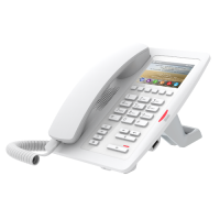 Fanvil H5 Hotel / Office Enterprise IP Phone - 3.5' Colour Screen, 1 Line, 6 x Programmable Buttons, Dual 10/100 NIC, POE, 2 Years Warranty- White