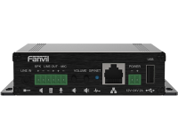 Fanvil PA3 Video Intercom & Paging Gateway, 2 SIP Lines, 1 Speaker interface and 1 microphone interface, Support USB or TF Card, Support POE