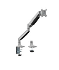 Brateck LDT82-C012 SINGLE SCREEN HEAVY-DUTY GAS SPRING MONITOR ARM For most 17'~45' Monitors, Matte Sliver (LS)