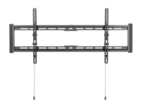 BrateckUltra-Slim and Heavy-Duty TV Wall Mount For 43'-90' up to 75KG, VESA 200x200,300x200,400x200,300x300,400x300,400x400,600x400,800x400 Black (LS)