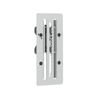 Brateck Steell Track-Mounted Monitor Holder Fit Screen 13'-27' Up to 8kg, Metallic Grey, 115x28x245mm (LS)