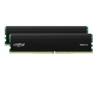 Crucial Pro 32GB (2x16GB) DDR4 UDIMM 3200MHz CL22 Black Heat Spreader Support Intel XMP AMD Ryzen Desktop PC Gaming Memory