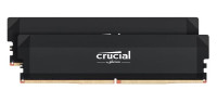 Crucial Pro 32GB (2x16GB) DDR5 UDIMM 6400MHz CL32 Black Heat Spreader Overclocking Support Intel XMP AMD Ryzen Desktop PC Gaming Memory