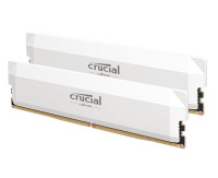 Crucial Pro 32GB (2x16GB) DDR5 UDIMM 6400MHz CL32 White Heat Spreader Overclocking Support Intel XMP AMD Ryzen Desktop PC Gaming Memory