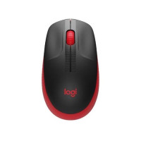 (LS)Logitech M190 Full-Size Wireless Mouse - RED