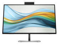 HP Series 5 Pro 527PM 27' 100Hz QHD Monitor 2.5K 2560x1440 16:9 5ms Height Adjustable Tilt Swivel Pivot 2xDP HDMI 1xUSB-C 100W PD Webcam LAN SPK VESA