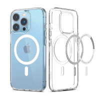 USP Apple iPhone 8 Plus/ iPhone 7 Plus Clear Case with MagSafe - Crystal Clear, 360° Rotating, Scratch Resistant,Durable, 3 Years Warranty