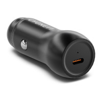Cygnett CarPower 30W USB-C Car Charger - (CY4706CYCCH), Aluminium Alloy Finish, LED Charge Indicator, 2 Years Warranty