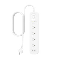 Belkin SurgePro 4-Outlet Surge Protector with Dual USB-C 30W Ports - White (SRB005AU2M), 2M Power Cord, 525 Joules Protection, CEW $40,000, 2 Years