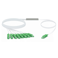 Ubiquiti UFiber Gigabit Passive Optical Network Splitter 1:8,  For Use With UFiber OLT Solutions, Terminated With SC/APC Connector,