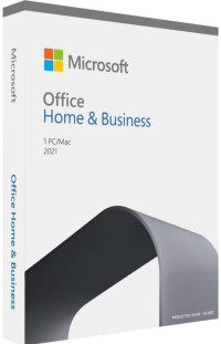 Microsoft Office Home & Business 2021 English APAC Medialess Retail New. Includles Word, Excel, PowerPoint, Outlook for PC and Mac similar to EP2-0662