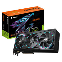 Gigabyte AORUS GeForce RTX 5070 MASTER 12G, 2715 MHz, CUDA  6144, 28 Gbps, GDDR7, 192 bit, PCI-E 5.0, ATX,PSU 750W, DisplayPort 2.1b *3 HDMI 2.1b *1