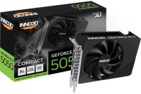 INNO3D nVidia GeForce RTX 5050 Compact 8G GDDR6, 2572MHz Boost Clock, RAM20Gbps, 3xDP+HDMI, 148x118x41mm (5050)