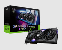 MSI nVidia GeForce RTX™ 5070 12G GAMING TRIO OC, PCI Express® Gen 5, Boost: 2610 MHz, CUDA 6144 Units, 12GB GDDR7, HDMI™ x 1